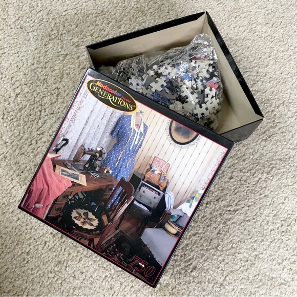 Kodacolor Generations Puzzle 1930 SEWING ROOM Jigsaw Puzzle 750 Pieces 21” x 21” - Picture 4 of 12